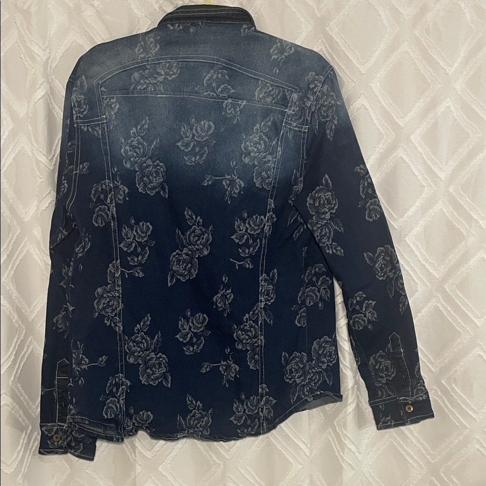 Floral Denim Jacket - Picture 3 of 3